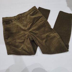 Olive Green Corduroy Pants